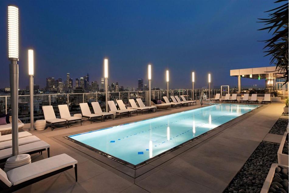 לוס אנג'לס Modern Luxury 2 Bed With Panoramic City Views In Downtown La מראה חיצוני תמונה